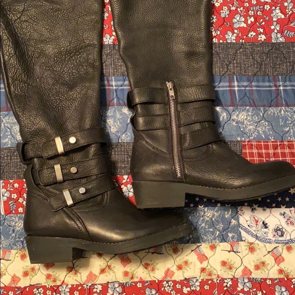 Steve Madden leather boots size 7-1/2